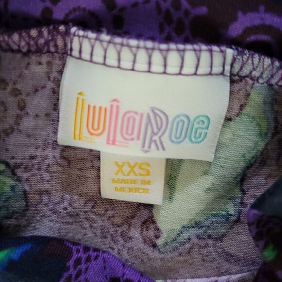 NWOT LULAROE HIGH WAISTED MAXI SKIRT SZ. XXS - Picture 4 of 5